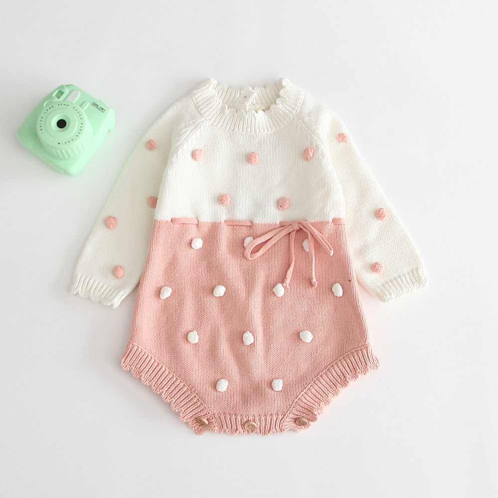 Polka Dot Baby Romper