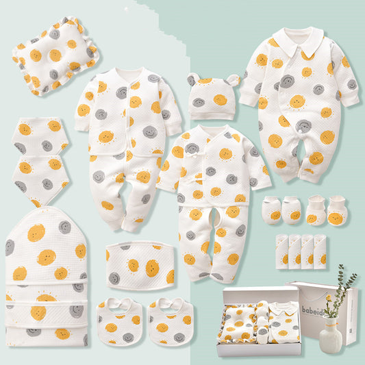 Baby Summer Clothing Set 20-Piece 100% Cotton Outfit for Infants
