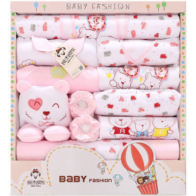 Newborn Baby Gift Box 12-Piece Bear-Themed Set