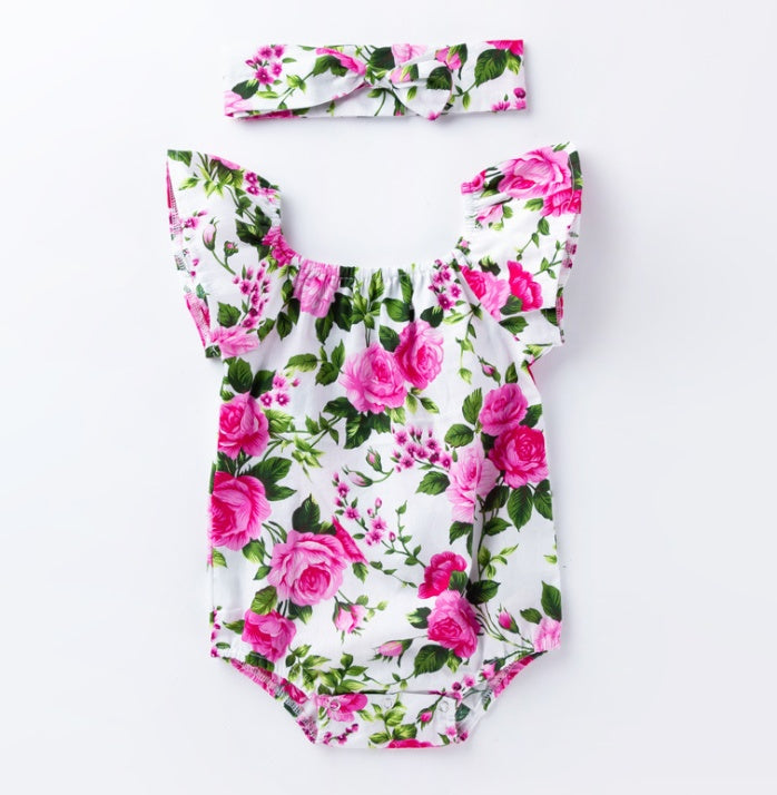 Floral Printed Romper