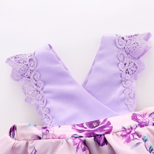 Lilac Dress For Baby Girls