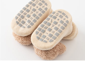 Baby Socks Terry Plus Velvet Thickened Middle Tube Non-slip