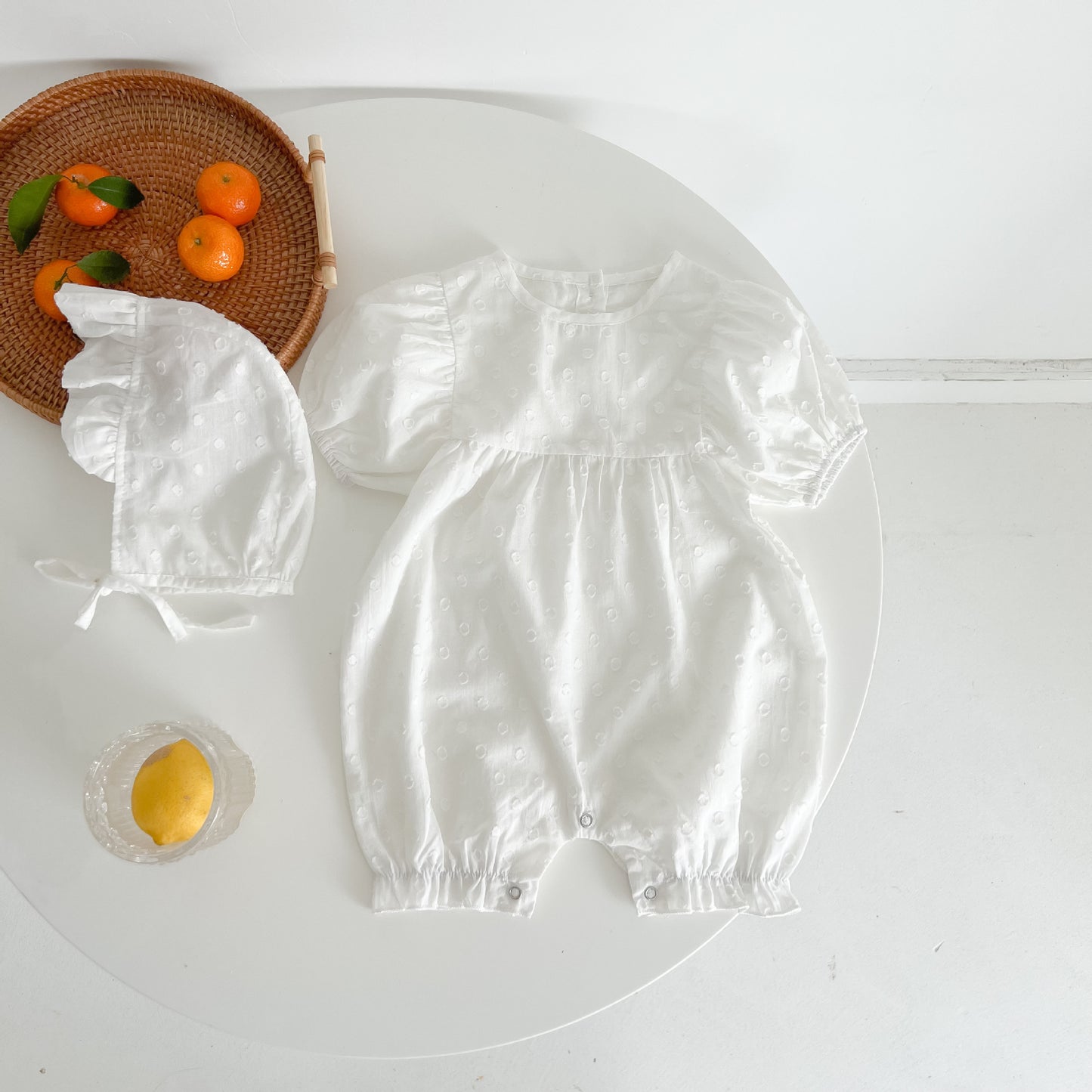 Summer Short-sleeved Baby Children's Simple Romper