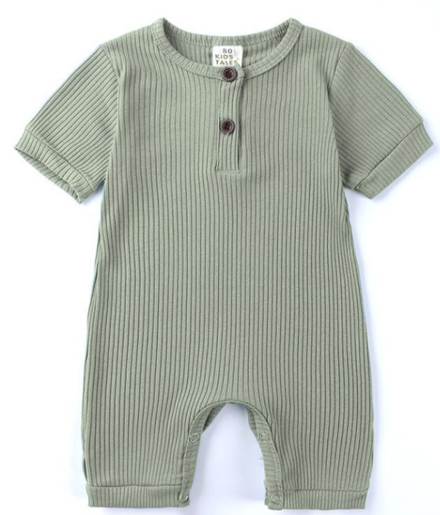Barboteuse Rayée Bavoir Bébé Salopette Body Vêtements à Coudre Motif Animaux Dessin Animé