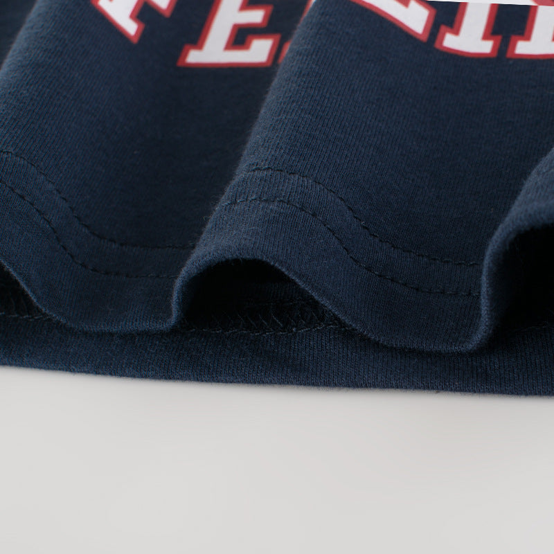 T-shirt d'été pour enfants, manches courtes, hauts à demi-manches pour garçons