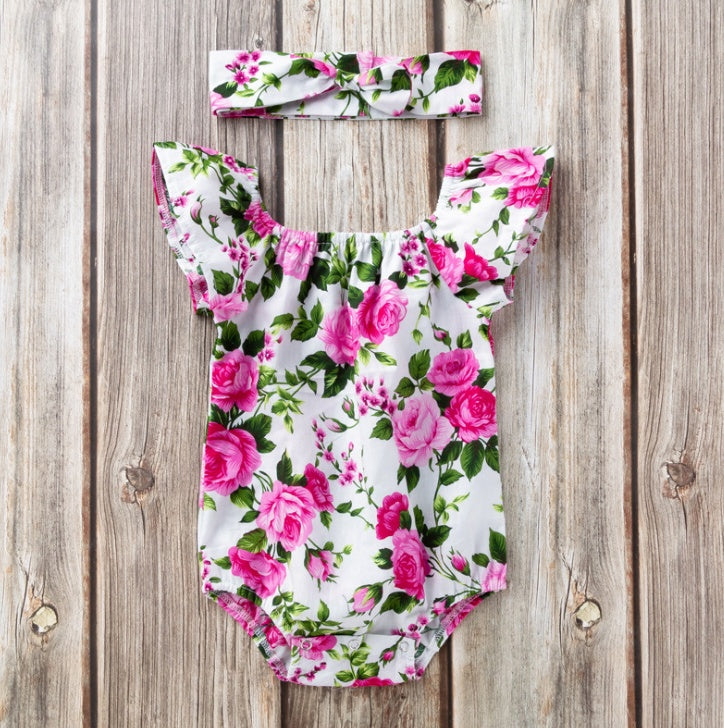 Floral Printed Romper