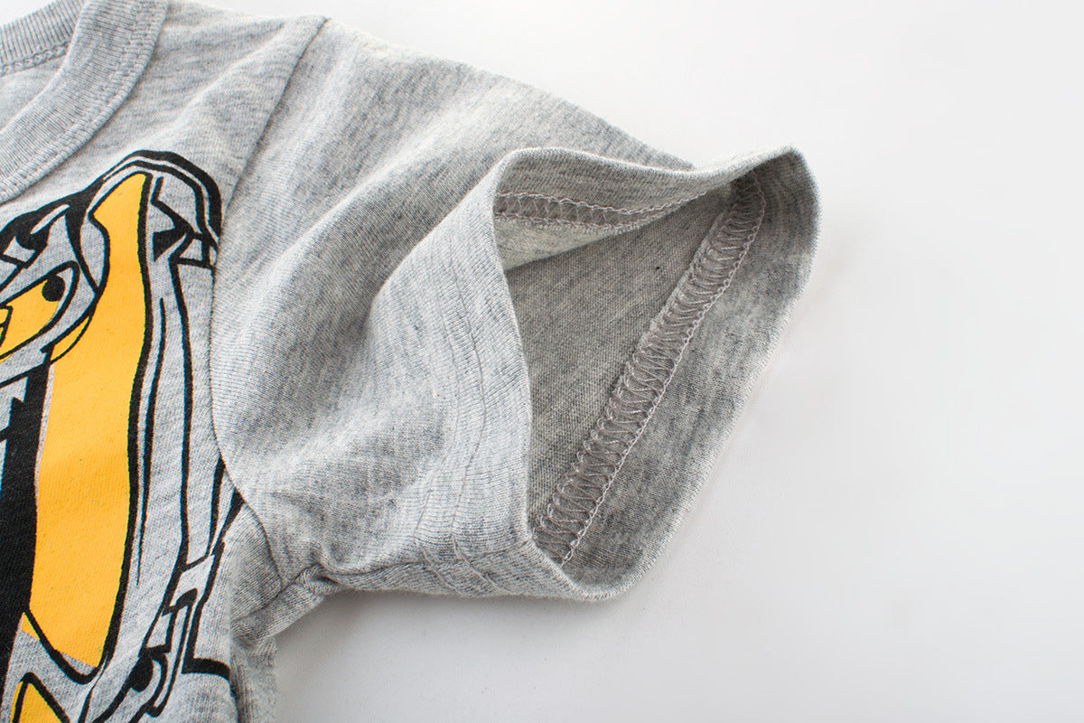 Vêtements pour enfants d'été, nouveau T-shirt pour garçons, vêtements coréens pour enfants à manches courtes