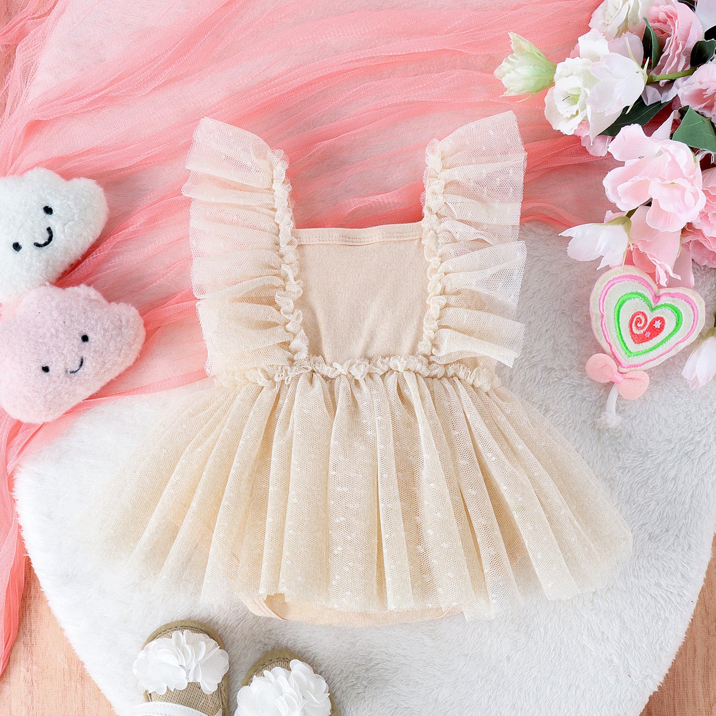 Net Skirt Princess Poris Dress Baby Skirt