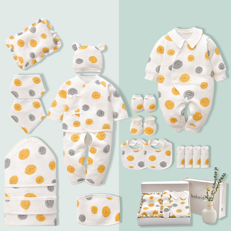 Baby Summer Clothing Set 20-Piece 100% Cotton Outfit for Infants