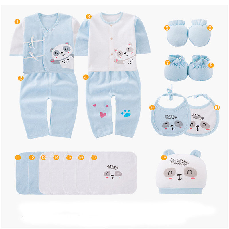 18-Piece Newborn Cotton Gift Set