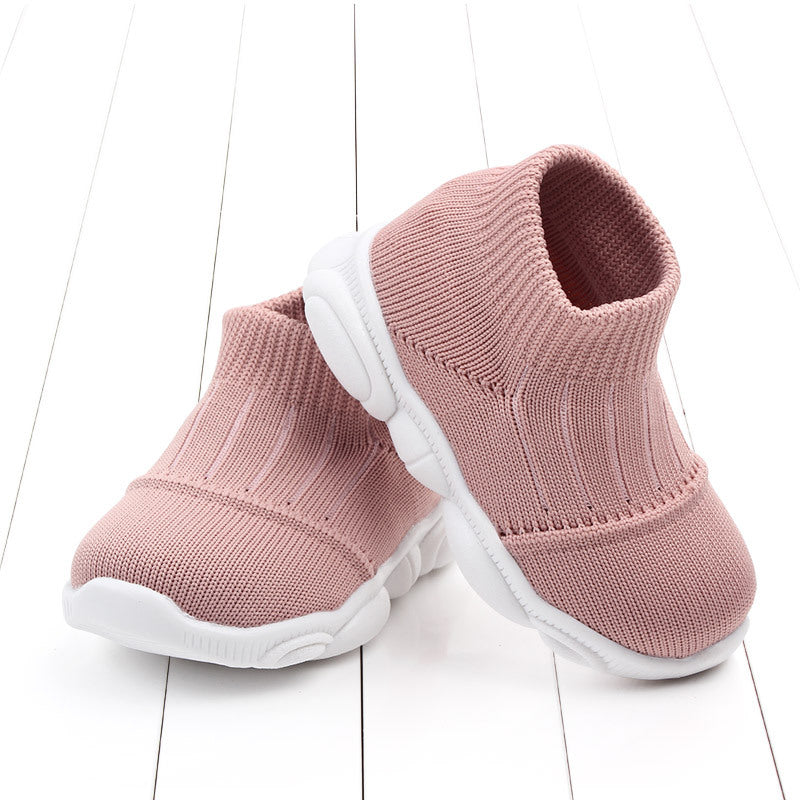 Chaussures bébé premier pas couleur unie chaussures bébé tout-petit