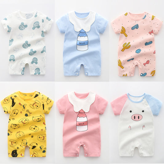 Newborn Baby Summer Romper Pajamas
