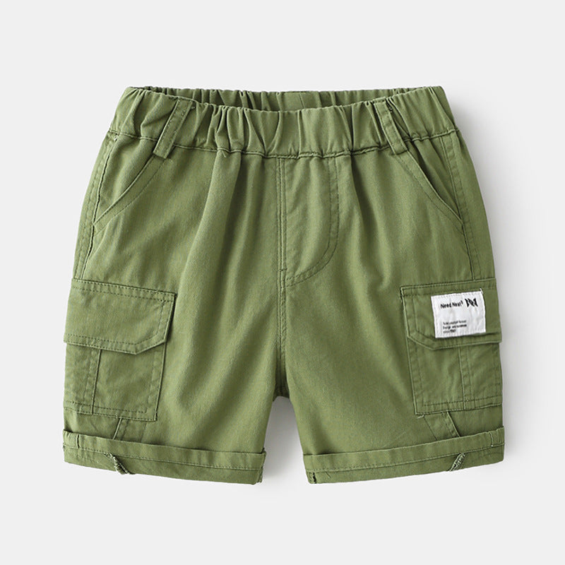 Shorts pour enfants petits et moyens, pantacourts bébé, pantalon d'été tendance