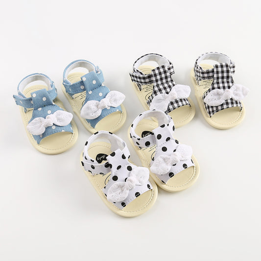 Bowknot Baby Sandals Baby Shoes Soft Sole Toddler Shoes