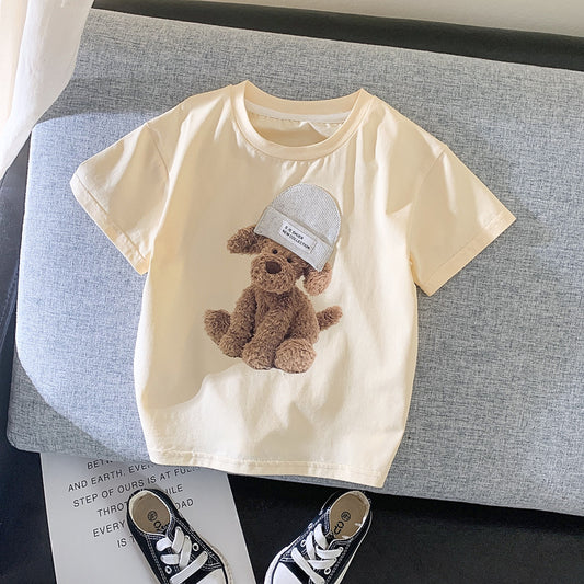 Summer Children"s Cartoon Short Sleeve For Boys And Girls