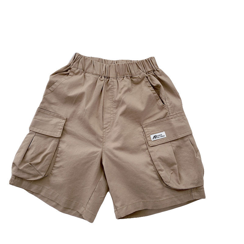 Shorts d'été en coton fin Magic West pour enfants, style coréen, décontractés, pour garçons et bébés.