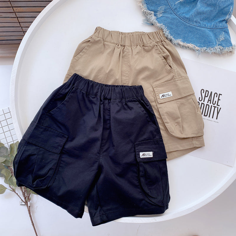 Shorts d'été en coton fin Magic West pour enfants, style coréen, décontractés, pour garçons et bébés.