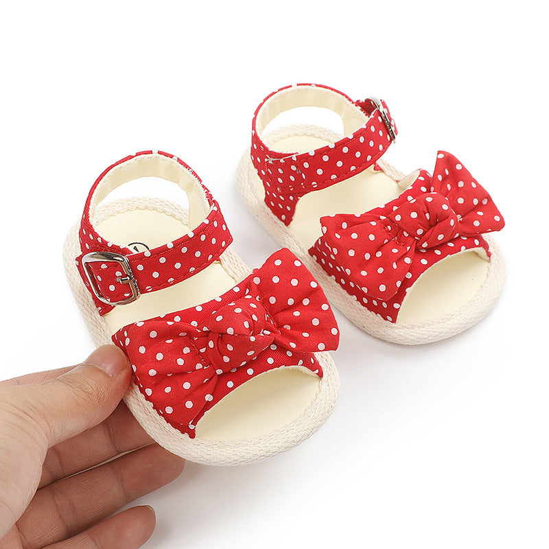 Bowknot Baby Sandals Baby Shoes Soft Sole Toddler Shoes