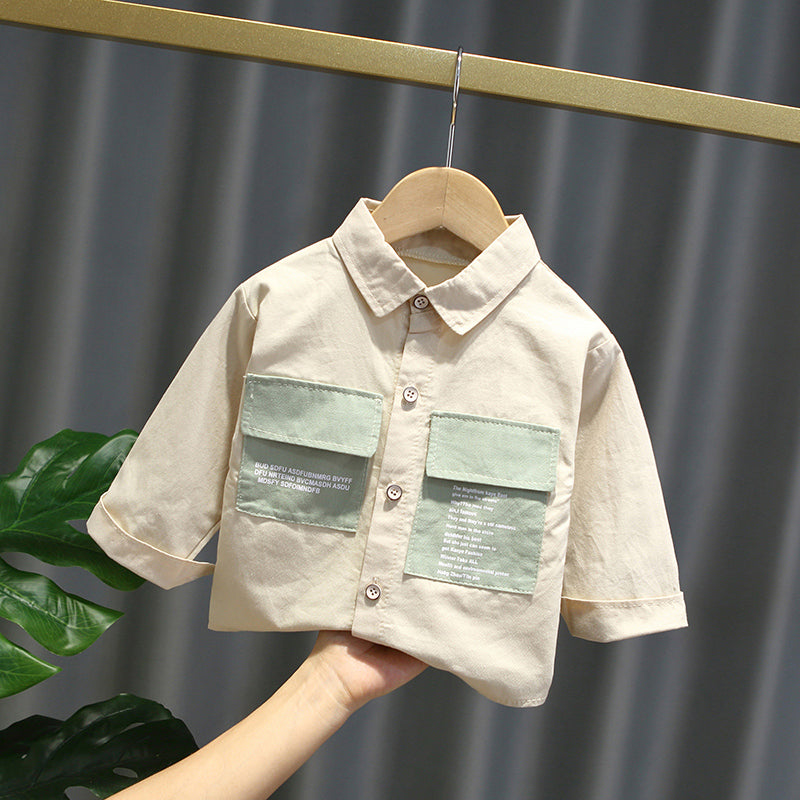 Vêtements pour enfants en coton pur et fin pour le printemps et l'automne