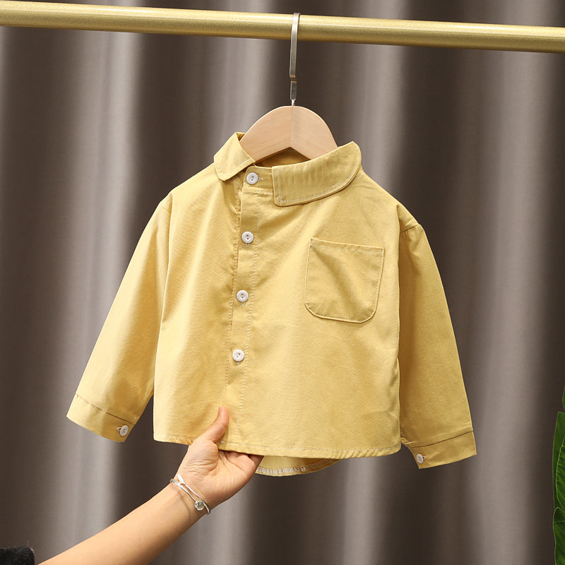 Vêtements pour enfants en coton pur et fin pour le printemps et l'automne