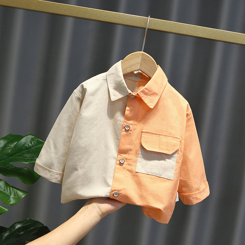 Vêtements pour enfants en coton pur et fin pour le printemps et l'automne