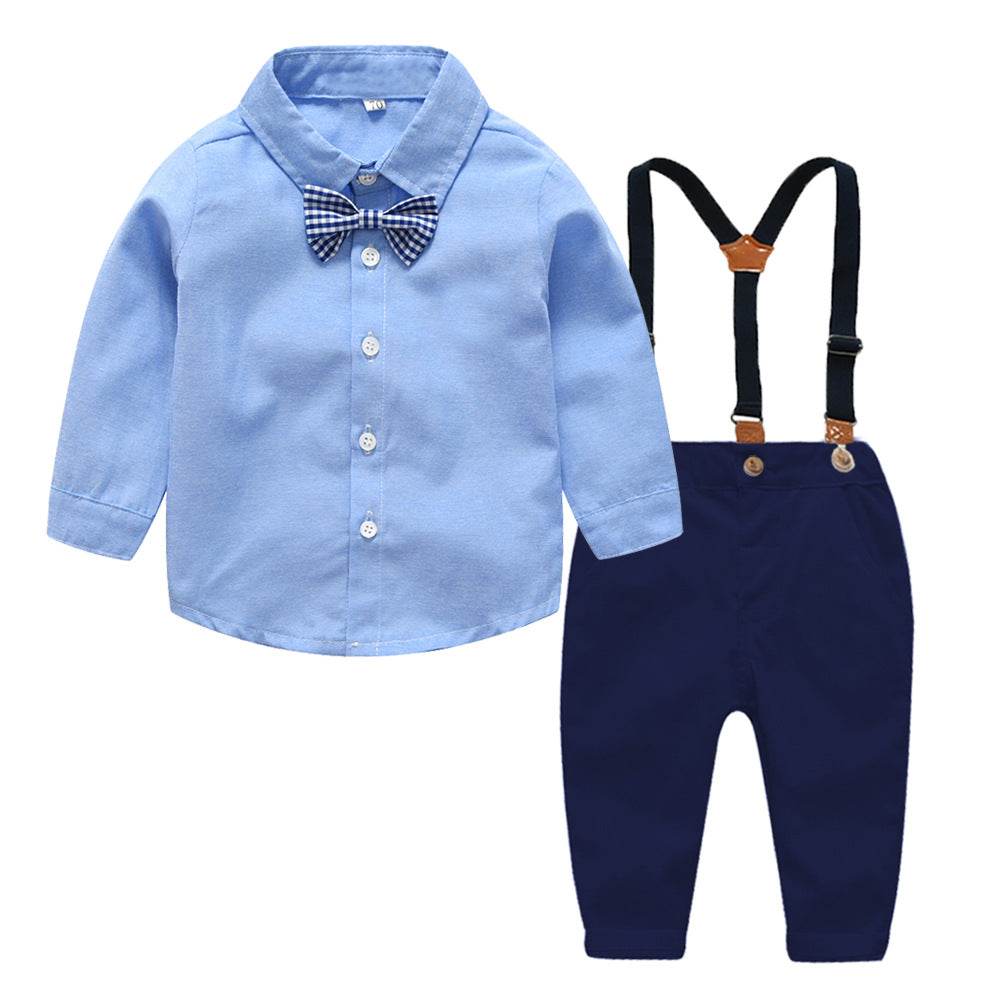 Gentleman Bow Tie Bib Pant Set