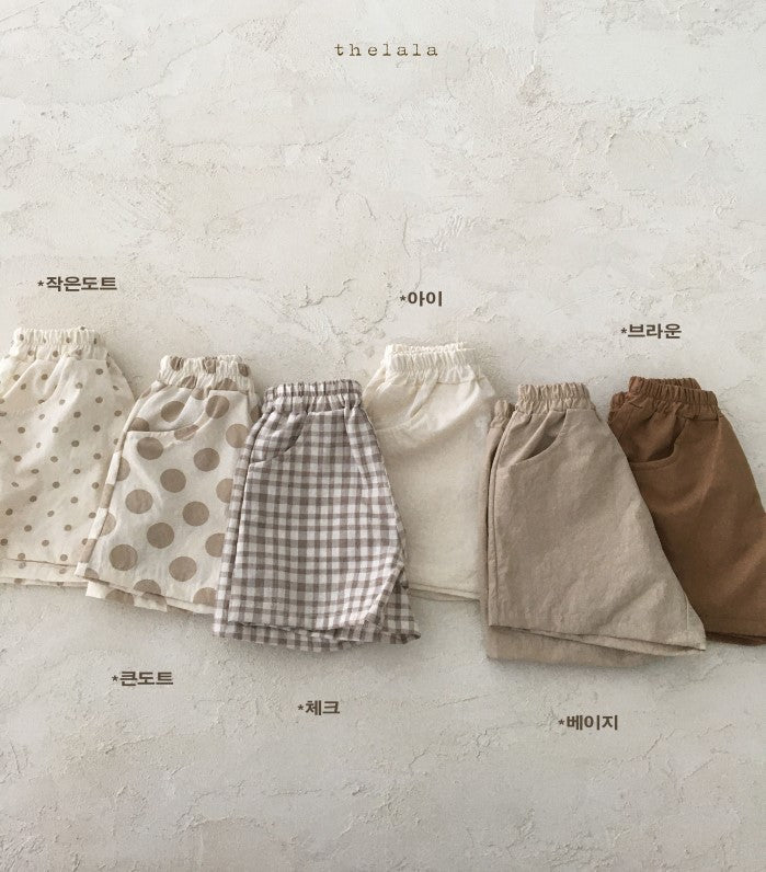 Baby Summer Cotton-Linen Shorts