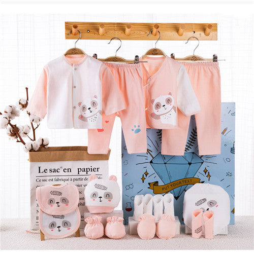 18-Piece Newborn Cotton Gift Set