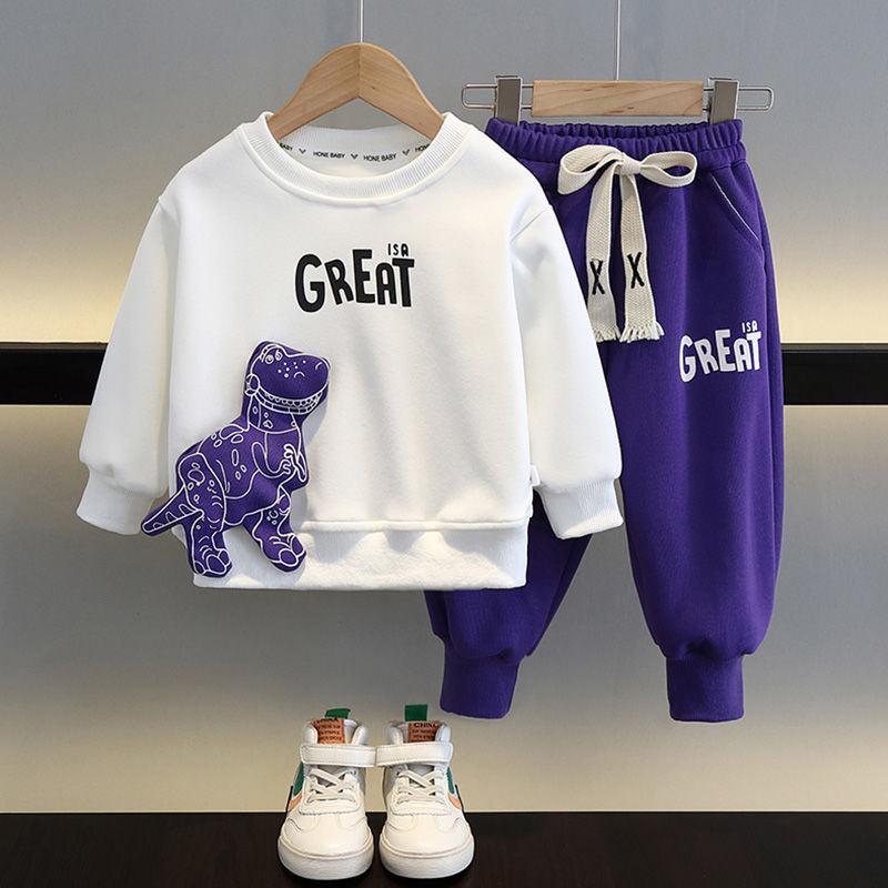 Ensemble de pulls pour garçons, vêtements à la mode pour enfants, style coréen