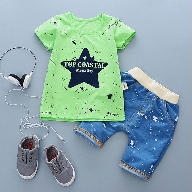 Summer Baby Boy’s Sports Outfit