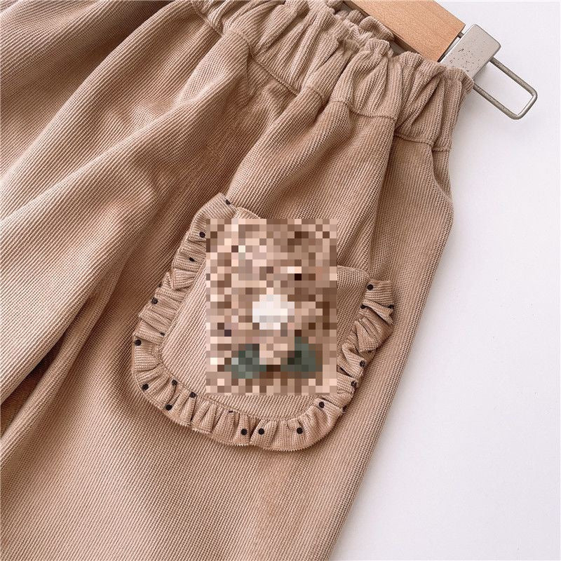 Pantalon de survêtement décontracté individuel pour fille