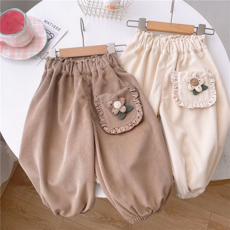 Pantalon de survêtement décontracté individuel pour fille
