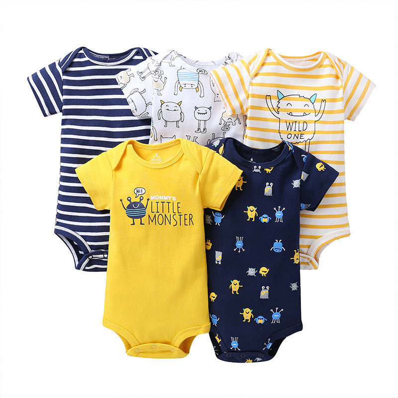 Unisex Toddler Sleepwear Romper Set