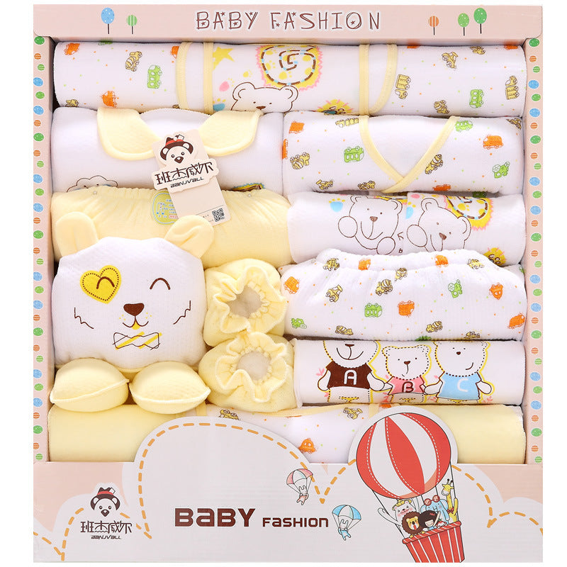 Newborn Baby Gift Box 12-Piece Bear-Themed Set