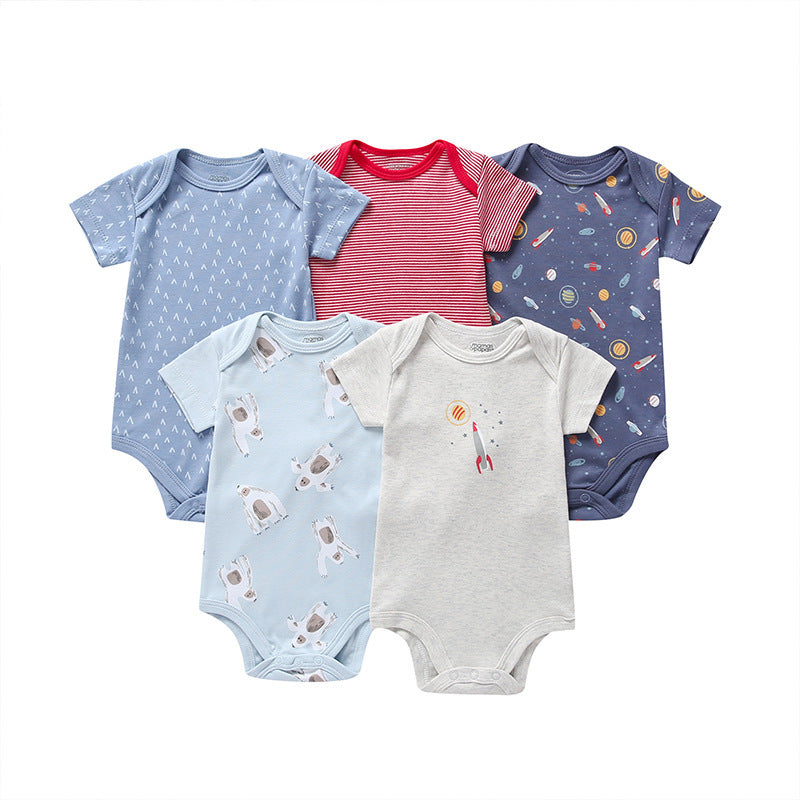 Unisex Toddler Sleepwear Romper Set