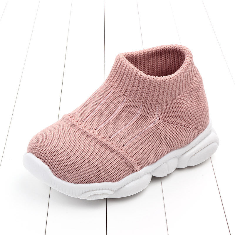 Chaussures bébé premier pas couleur unie chaussures bébé tout-petit