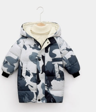 Kids Winter Hooded Puffer Jacket