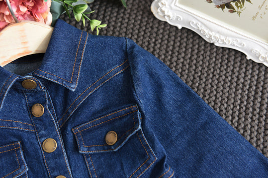 Denim Dress for Baby Girls