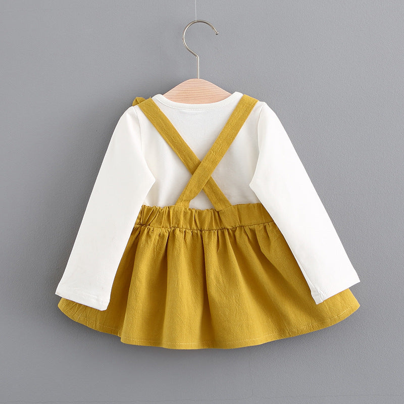 Korean Style Cute Rabbit Baby Girl Dress