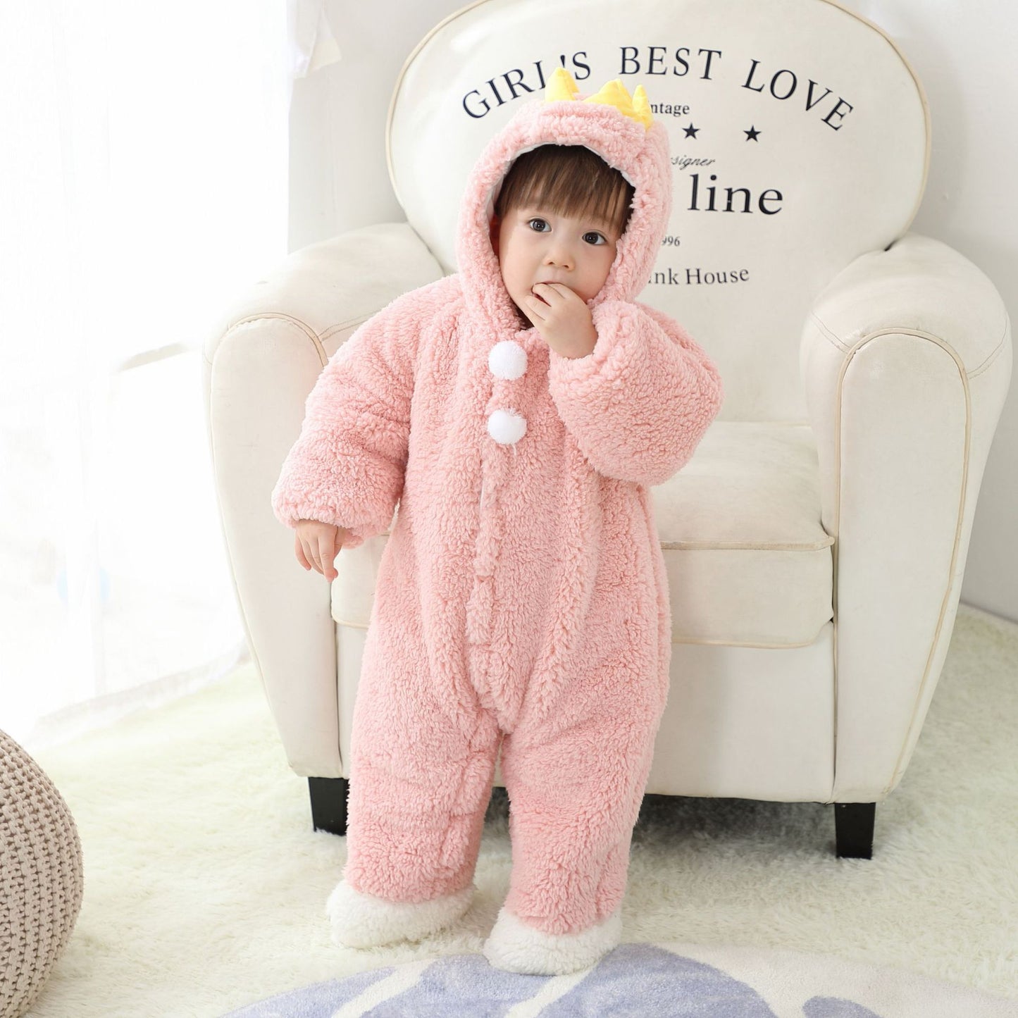 Combinaisons Bébé Épaisses, Simples, Mignonnes et Chaudes