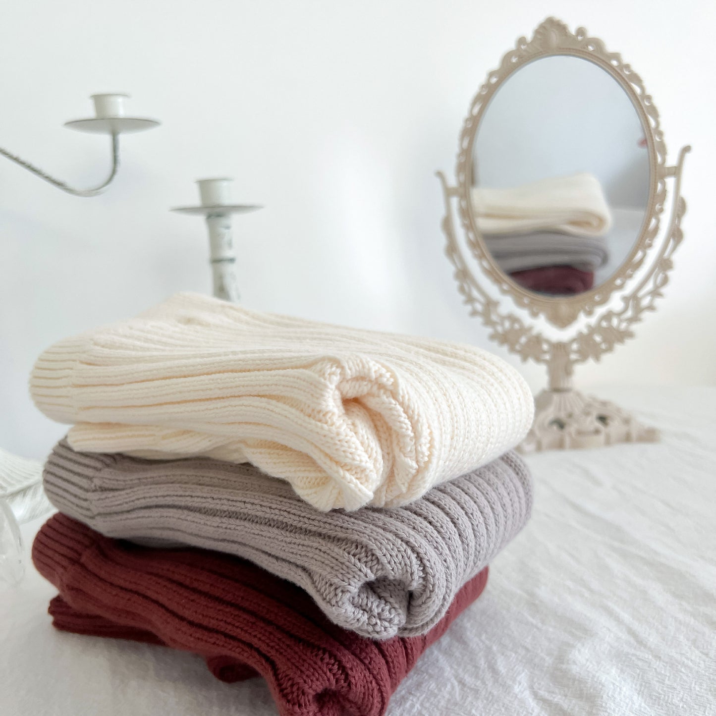 Vêtements pour enfants Legging élastique en tricot de coton et laine pour bébé