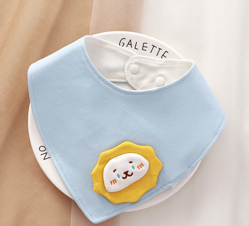 Newborn Baby Cotton Soft Bib Cartoon Pattern