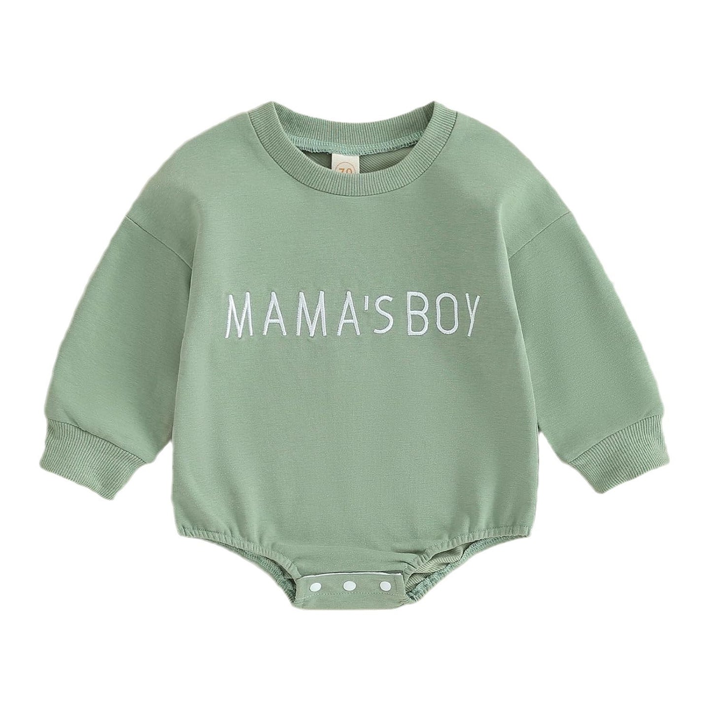 Grenouillère bébé hiver barboteuse imprimé lettre