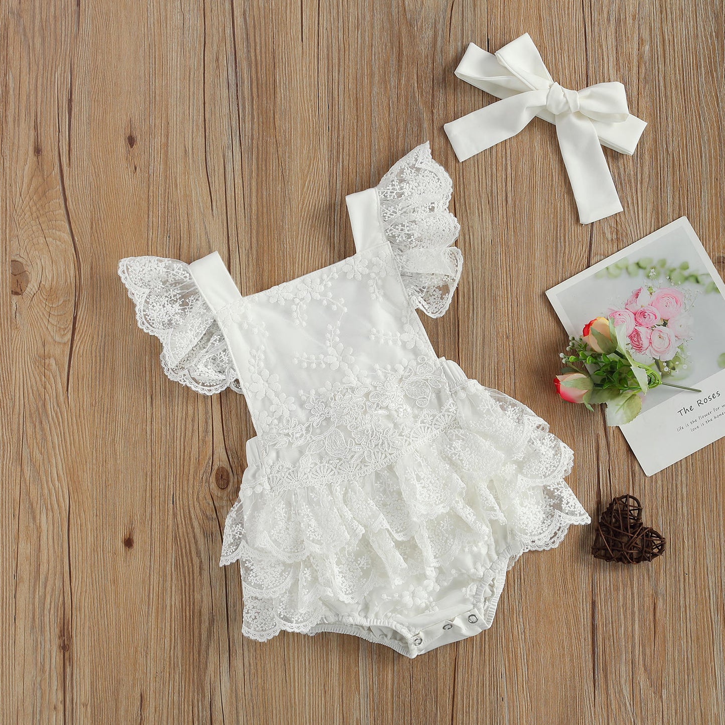 Frill Frock Baby Bodysuit