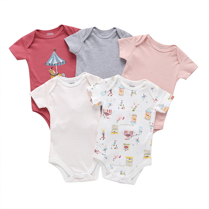 Unisex Toddler Sleepwear Romper Set