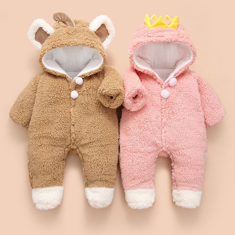 Combinaisons Bébé Épaisses, Simples, Mignonnes et Chaudes