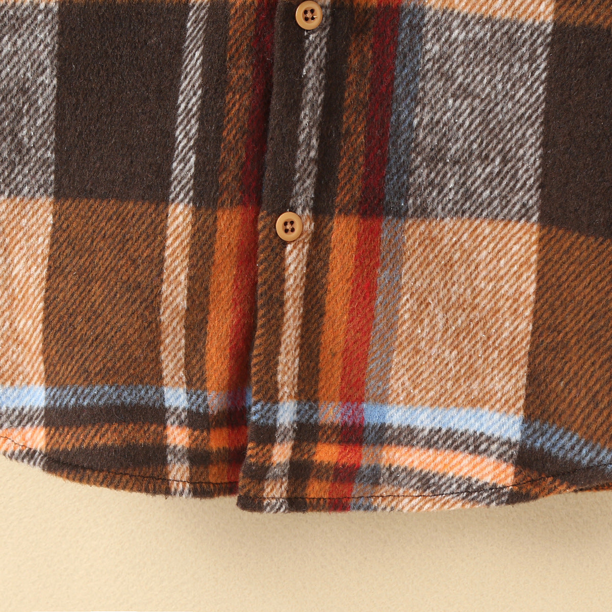 Girls Fashion Small Plaid Shirt Children's