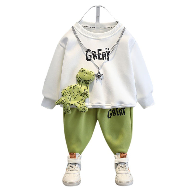 Ensemble de pulls pour garçons, vêtements à la mode pour enfants, style coréen