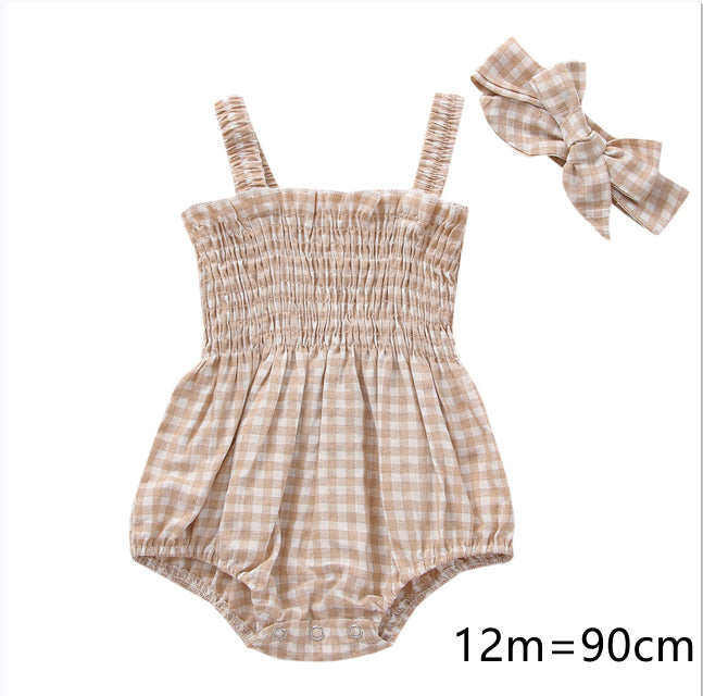 Infant Baby Girls 2Pcs Summer Outfits, Sleeveless Frill