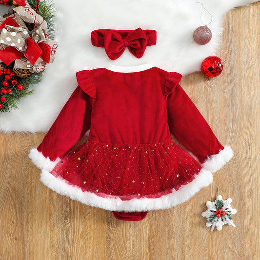 Baby Red Romper Newborn Toddler